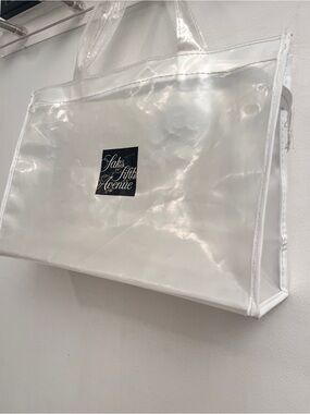 VTG Saks Fifth Avenue Vinyl Waterproof Tote